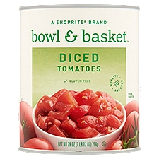 Bowl & Basket Diced, Tomatoes, 28 Ounce