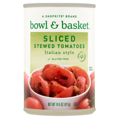 Bowl & Basket Italian Style Sliced Stewed Tomatoes, 14.5 oz