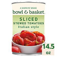 Bowl & Basket Italian Style Sliced Stewed Tomatoes, 14.5 oz