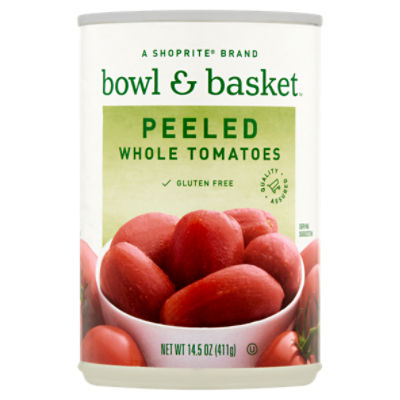 Bowl & Basket Peeled Whole Tomatoes, 14.5 oz