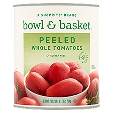 Bowl & Basket Peeled Whole, Tomatoes, 28 Ounce