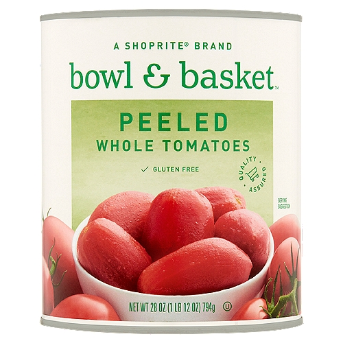 Bowl & Basket Peeled Whole Tomatoes, 28 oz