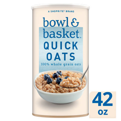 Bowl & Basket Quick Oats, 42 oz - ShopRite