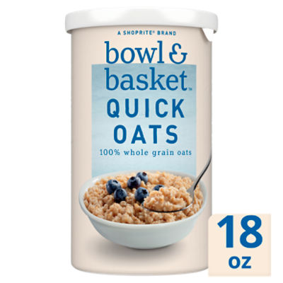 Bowl & Basket Quick Oats, 18 oz, 18 Ounce