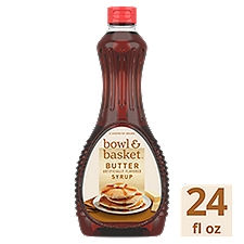 Bowl & Basket Butter Syrup, 24 fl oz, 24 Fluid ounce