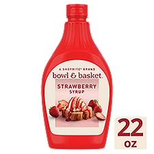 Bowl & Basket Strawberry, Syrup, 22 Ounce
