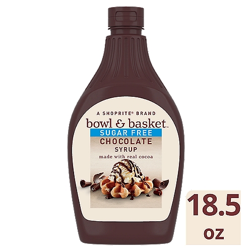 Bowl & Basket Sugar Free Chocolate Syrup, 18.5 oz
