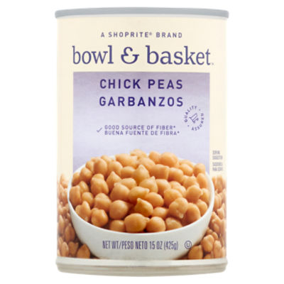 Bowl & Basket Chick Peas, 15 oz, 15 Ounce