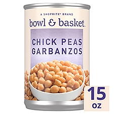 Bowl & Basket Chick Peas, 15 oz, 15 Ounce