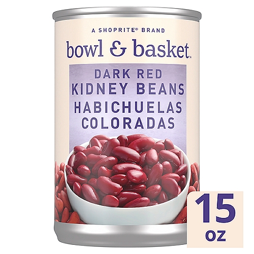 Bowl & Basket Dark Red Kidney Beans, Habichuelas Coloradas, 15 oz