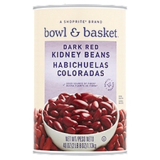 Bowl & Basket Dark Red Kidney Beans, 40 oz
