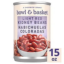 Bowl & Basket Light Red Kidney Beans, 15 oz, 15 Ounce