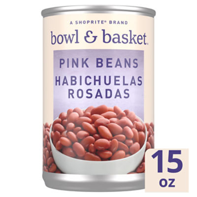 Bowl & Basket Pink Beans, Habichuelas Rosadas, 15 oz, 15 Ounce