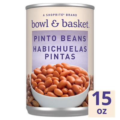 Bowl & Basket Pinto Beans, Habichuelas Pintas, 15 oz, 15 Ounce