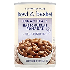 Bowl & Basket Roman Beans, 15 oz