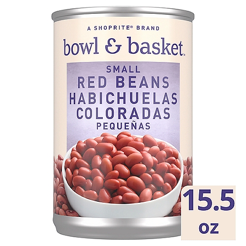 Bowl & Basket Small Red Beans, 15.5 oz
Good Source of Fiber*
*See Nutrition Information for Sodium Content