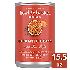 Bowl & Basket Specialty Masala Style Garbanzo Beans, 15.5 oz