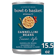 Bowl & Basket Specialty Tuscan Style Cannellini Beans, 15.5 oz