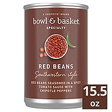 Bowl & Basket Specialty Southwestern Style Red Beans, 15.5 oz