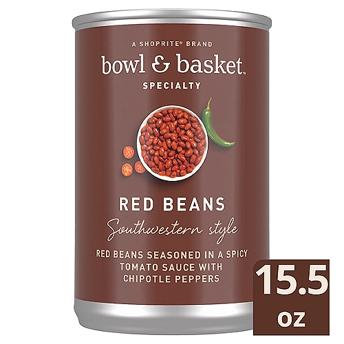 Bowl & Basket Specialty Southwestern Style Red Beans, 15.5 oz
