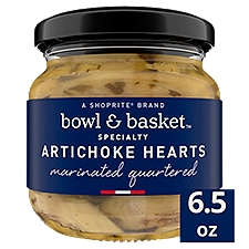 Bowl & Basket Specialty Marinated Quartered Artichoke Hearts, 6.5 oz, 6.5 Ounce