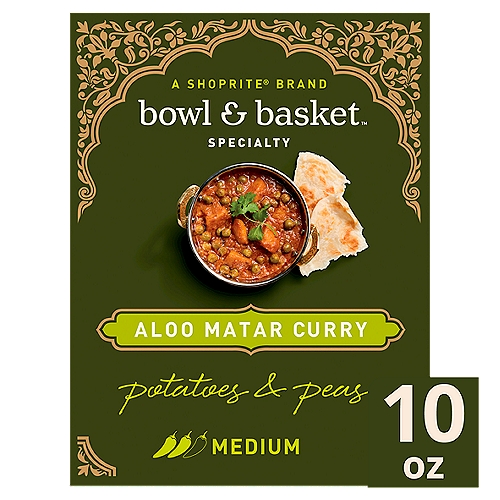 Bowl & Basket Specialty Potatoes & Peas Aloo Matar Curry, 10 oz