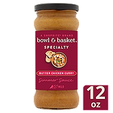 Bowl & Basket Specialty Butter Chicken Curry Simmer Sauce, 12 oz
