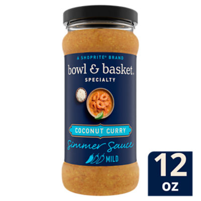 Bowl & Basket Specialty Coconut Curry Simmer Sauce, 12 oz, 12 Ounce