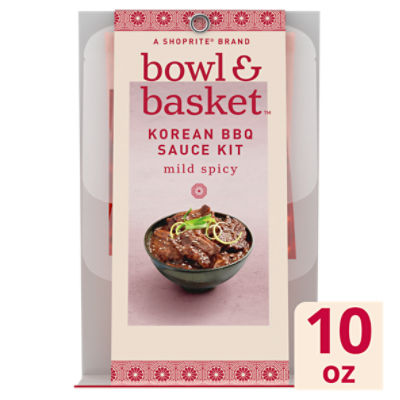 Bowl & Basket Mild Spicy Korean BBQ Sauce Kit, 10 oz
