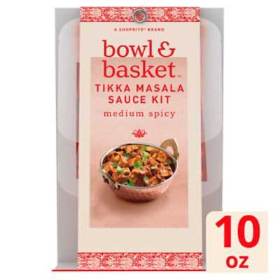 Bowl & Basket Medium Spicy Tikka Masala Sauce Kit, 10 oz