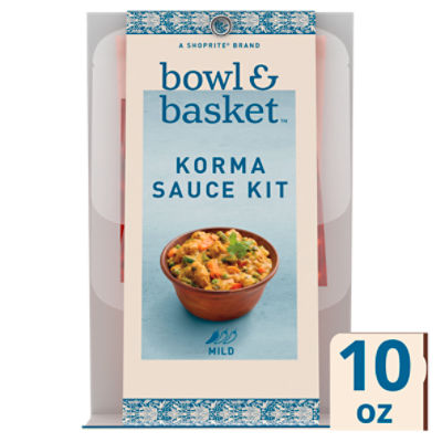 Bowl & Basket Mild Spicy Korma Sauce Kit, 10 oz