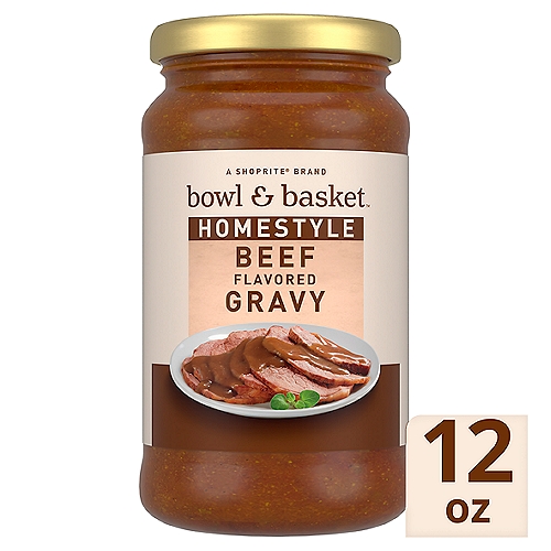 Bowl & Basket Homestyle Beef Flavored Gravy, 12 oz