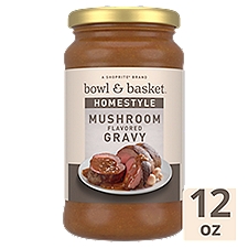 Bowl & Basket Homestyle Mushroom Flavored Gravy, 12 oz