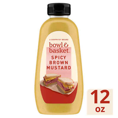 Bowl & Basket Spicy Brown Mustard, 12 oz