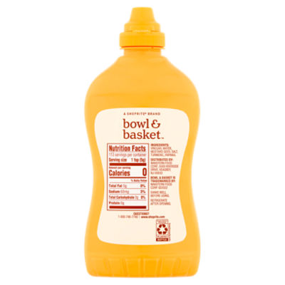 Bowl & Basket Yellow Mustard, 20 oz Image 4 of 6