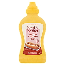 Bowl & Basket Yellow, Mustard, 8 Ounce