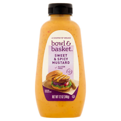 Bowl & Basket Sweet & Spicy Mustard, 12 oz, 12 Ounce