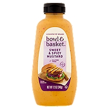 Bowl & Basket Sweet & Spicy Mustard, 12 oz, 12 Ounce