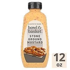 Bowl & Basket Stone Ground Mustard, 12 oz, 12 Ounce