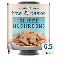 Bowl & Basket Sliced Mushrooms, 6.5 oz, 6.5 Ounce