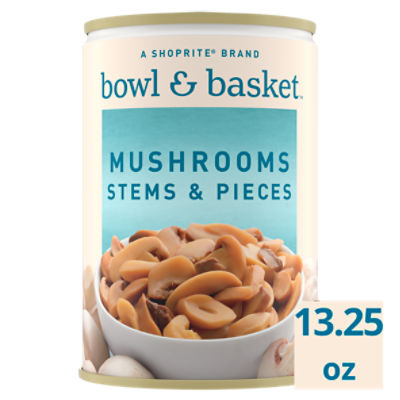 Bowl & Basket Stems & Pieces Mushrooms, 13.25 oz