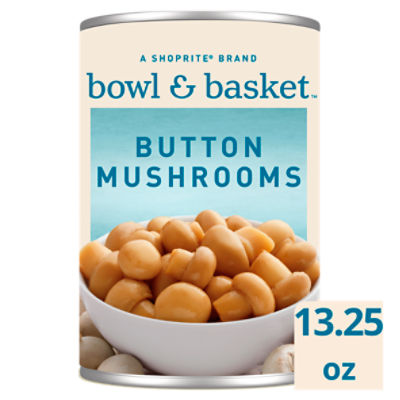 Bowl & Basket Button Mushrooms, 13.25 oz, 13.25 Ounce