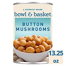 Bowl & Basket Button Mushrooms, 13.25 oz, 13.25 Ounce