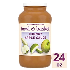 Bowl & Basket Chunky Apple Sauce, 24 oz