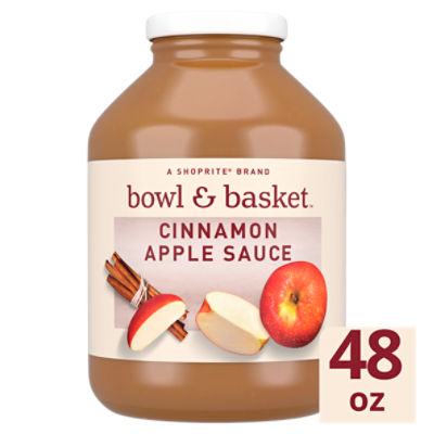 Bowl & Basket Cinnamon Apple Sauce, 48 oz