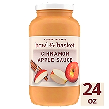 Bowl & Basket Cinnamon Apple Sauce, 24 oz