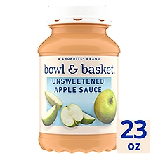 Bowl & Basket Unsweetened Apple Sauce, 23 oz, 23 Ounce