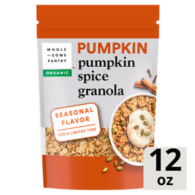 Wholesome Pantry Organic Seasonal Flavor Pumpkin Spice Granola, 12 oz, 12 Ounce