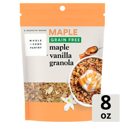 Wholesome Pantry Grain Free Maple Vanilla Granola, 8 oz, 8 Ounce
