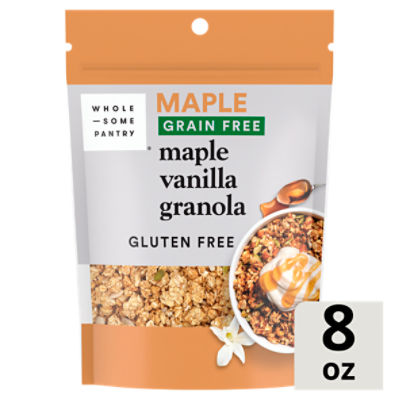 Wholesome Pantry Grain Free Maple Vanilla Granola, 8 oz, 8 Ounce